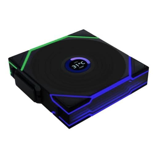 Lian Li UNI Fan TL Wireless 120 LCD Reverse Blade ARGB Cabinet Fan (Triple Pack)